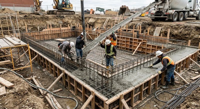 Basement Concrete Installation in Cobb County, GA