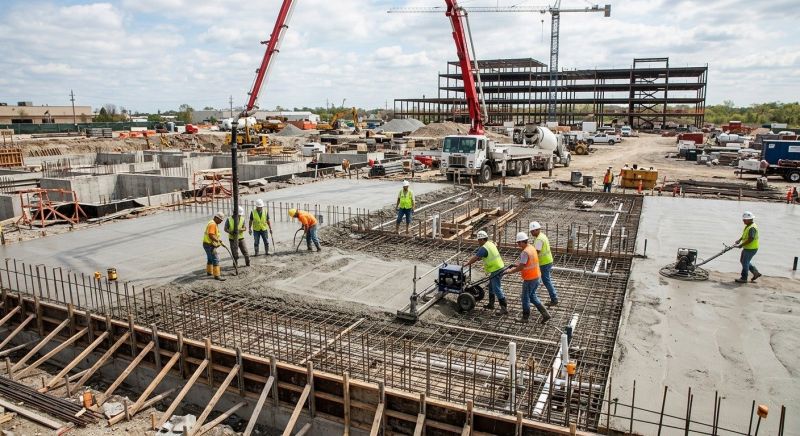 Commercial Slab Construction in Adairsville, GA