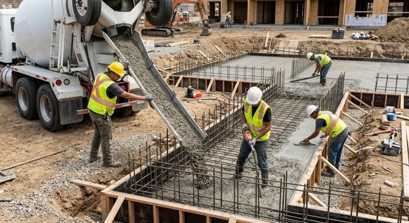 Foundation Wall Pouring in Marietta, GA